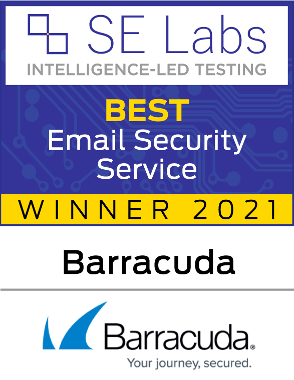 Prémio: SE Labs 2021 - melhor serviço de segurança de e-mail